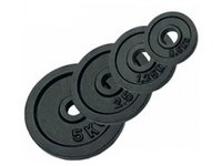Обрезиненный диск d 26 mm  7,5кг стальная втулка Спортком