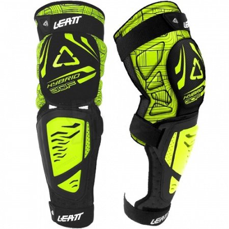 Наколенники LEATT HYBRID 3DF EXT зеленые
