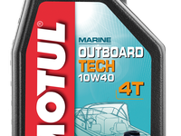 Мотор/масло Outboard TECH 4T SAE 10w40  1л