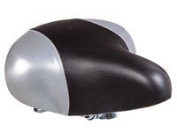 Седло на  Novatrack  комфортное, черно-серое HBAZ-0801A
