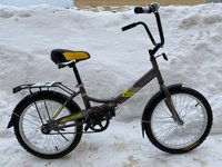 Велосипед RACER 20"  1ск   складной коричневый