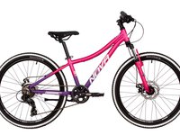 Велосипед NOVATRACK 24" KATRINA, алюм.рама 12"фуксия-фиолетовый, 7 скор, TY300/EF41/TZ500, диск.тор.