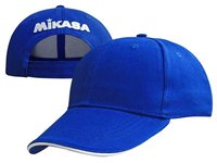 Бейсболка спорт. MIKASA MT481-029, 100% хлопок, ярко-синий