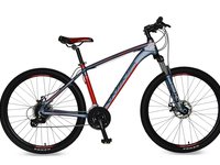 Велосипед WIND 27,5" К2 27,5"  19"  24 скоростей  серо-красный