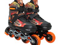 Раздвижные роликовые коньки City Racer Orange  (29-32))