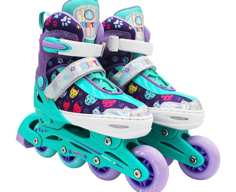 Раздвижные роликовые коньки Kitty Mint  37-40