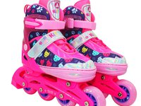 Раздвижные роликовые коньки Kitty Pink  37-40