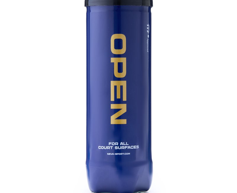 Мяч теннисный NS OPEN X3, UAA1,одобр.ITF, сукно, нат.резина,желтый (1мяч)