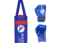 Набор бокс. начинающих RUSCO SPORT синий (4 OZ)