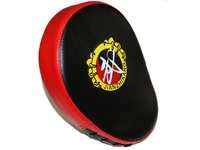 Лапа тренировочная PVC, гнутая, универсальная. 23*18см :B-S1: (Чёрно-красный ЧК)
