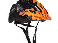 Шлем детский Firebike черный с регулировкой размера (50-57)