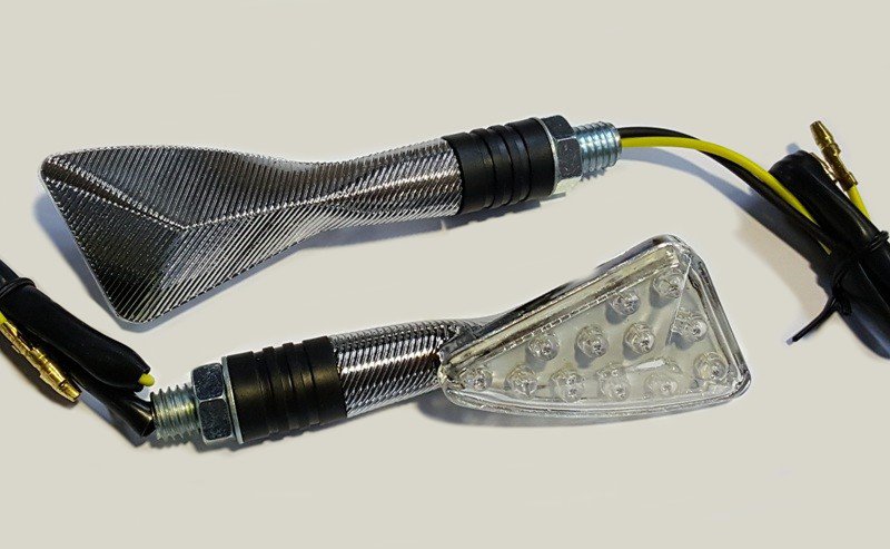 указатели поворота светодиодные (пара) MINI-S-LED-14 универсальные