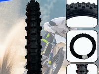 покрышка 17" 70/100-17 8PR TT (Hard) (057C) VORON TYRES
