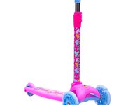 Самокат JE-SK120-90 LED 120/76мм pink (светящиеся колеса)