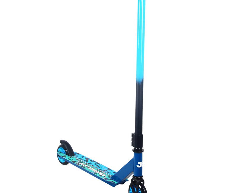 Самокат трюковый JE-ST100-20 100мм blue