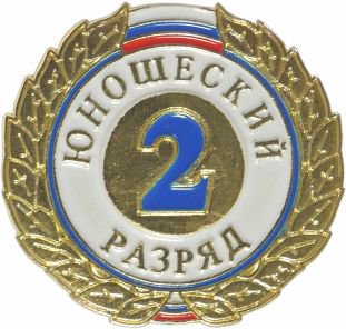 Знак II разряд  (юношеский)