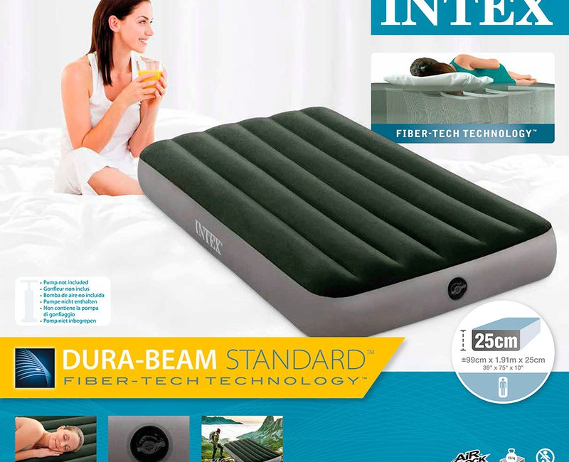 Надувной матрас 99х191х25см "Prestige" до 136кг 64107, Intex, 