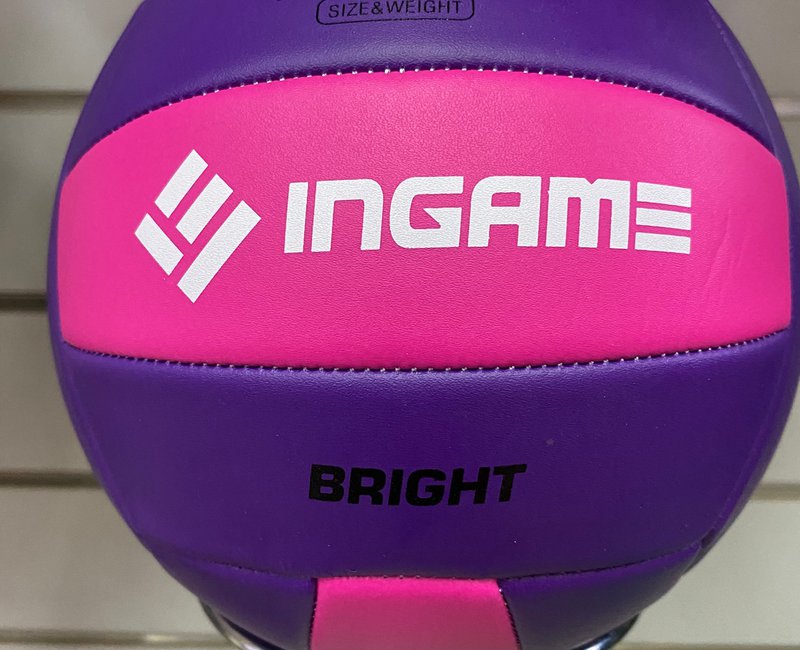 Мяч волейбол  INGAME BRIGHT фиолетово-розовый