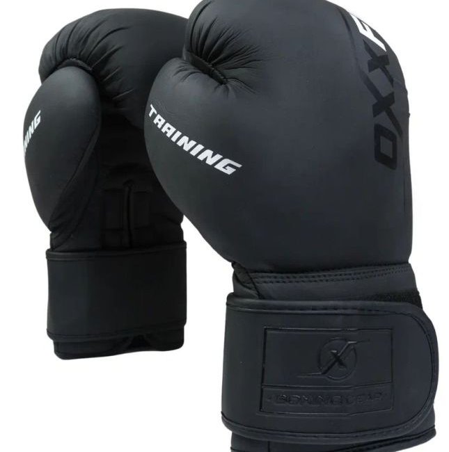 Перчатки боксерские 12 OxxFire Training, черные (12 OZ)