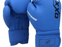 Перчатки боксерские 8 OxxFire Training, синие 