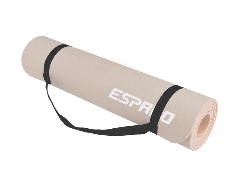 Коврик для йоги Espado TPE 183x61x0,6 см, Бежевый ES2122BG, 