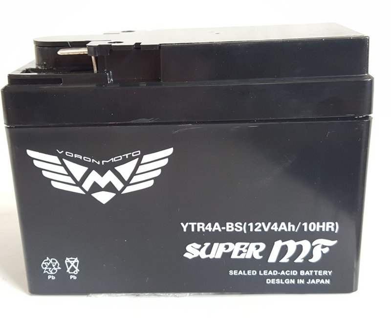аккумулятор гелевый YTR4A-BS 12V4AH (д114х ш49х в86) Honda  OUTDO