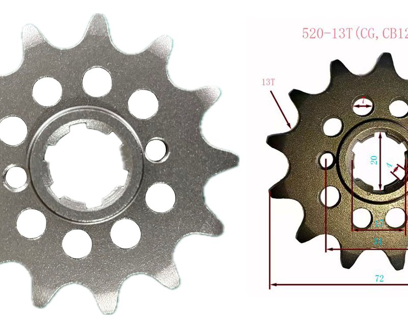 звезда ведущая 520-13Т (CG, CB125-250)