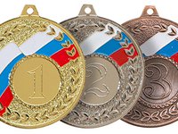 Медаль 054.01 золото 50мм