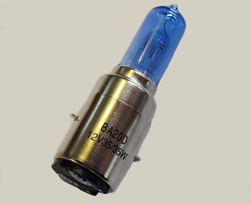 Лампа 12V35/35W слива синяя