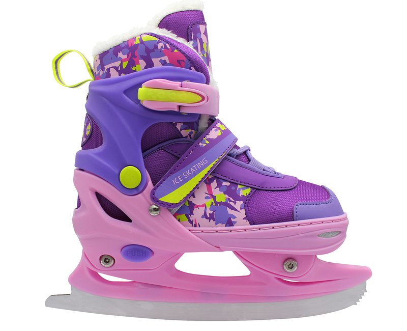 Коньки раздвижные  CRISPY Violet 33-36
