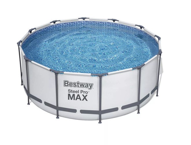 Каркасный бассейн Steel Pro Max 366х122см, 10250л, фил.-насос 2006л/ч, лестница, тент, 