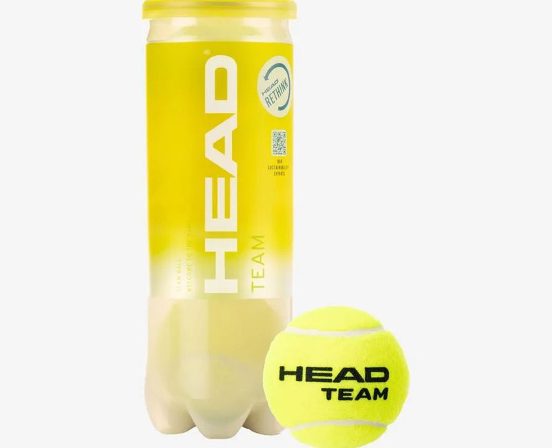 Мяч б/т HEAD Team 3B одобрен ITF фетр , нат.резина ( 1 МЯЧ)