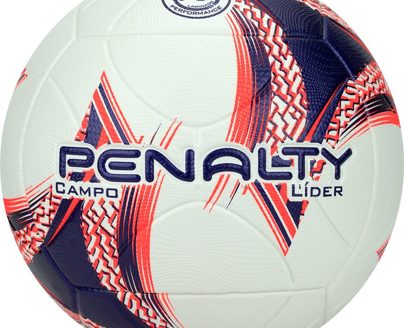 Мяч футбольный PENALTY BOLA CAMPO LIDER XXIII, 5213381239-U, р.5, PU, термосшивка, бел-фиолет-оранж.