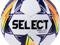 Мяч футбольный SELECT Brillant Replica V24, 0995868096, р.5, , гл.ПВХ, маш.сш, бело-фиолет-оранж.