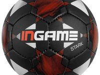 Мяч футбольный INGAME STARK черно-красный