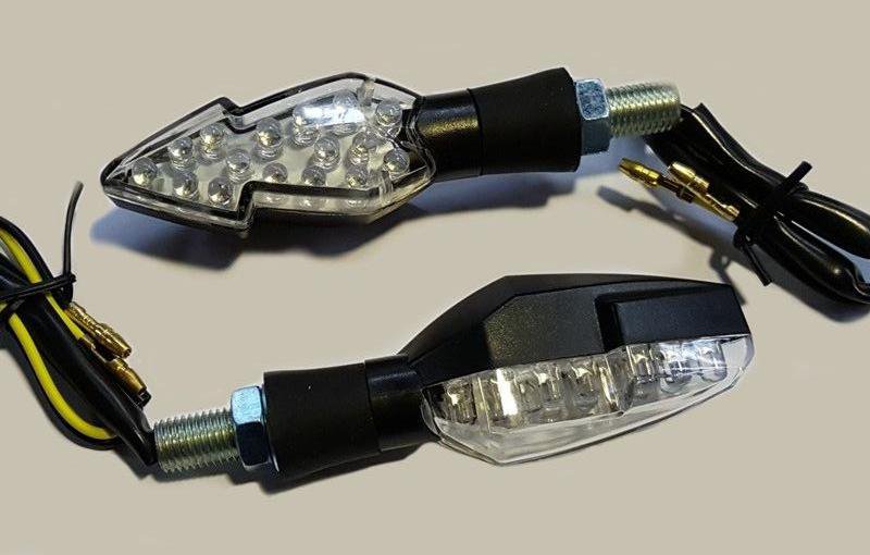 указатели поворота светодиодные (пара) MINI-S-LED-15 универсальные