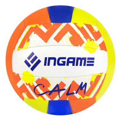 Мяч волейбольный INGAME ГАРМОНИЯ/CALM оранжевый с тёмно-синим