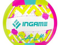Мяч волейбольный INGAME ГАРМОНИЯ/CALM розово-зелёно-жёлтый