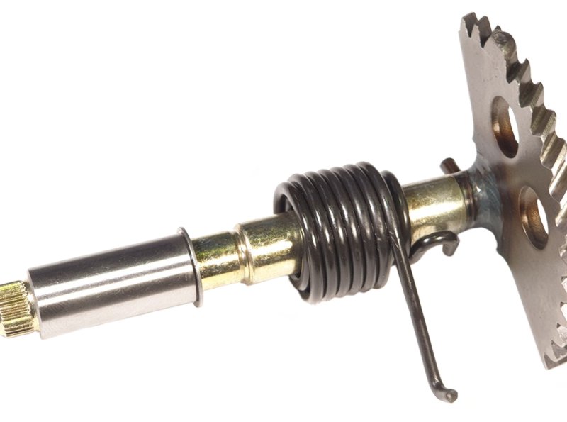 зубчатый сектор кикстартера 4T (полумесяц длинный+ пружина) (L=157мм) (31) 157QMJ