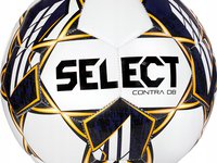 Мяч футбол SELECT CONTRA DB v23, 0855160600, р.5, FIFA Basic, 32 пан, ПУ, гибр.сш, бело-чер-желтый