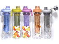 Бутылка для воды. Материал: пластик, силикон. Объём 700ML. YY-113