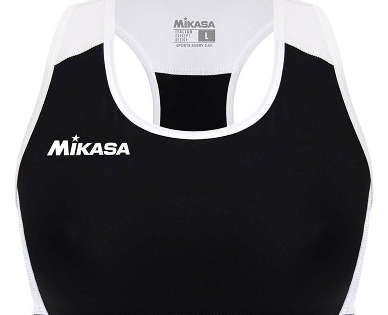 Топ для пляж. вол. жен. MIKASA  80% полиамид, 20% эластан, черный