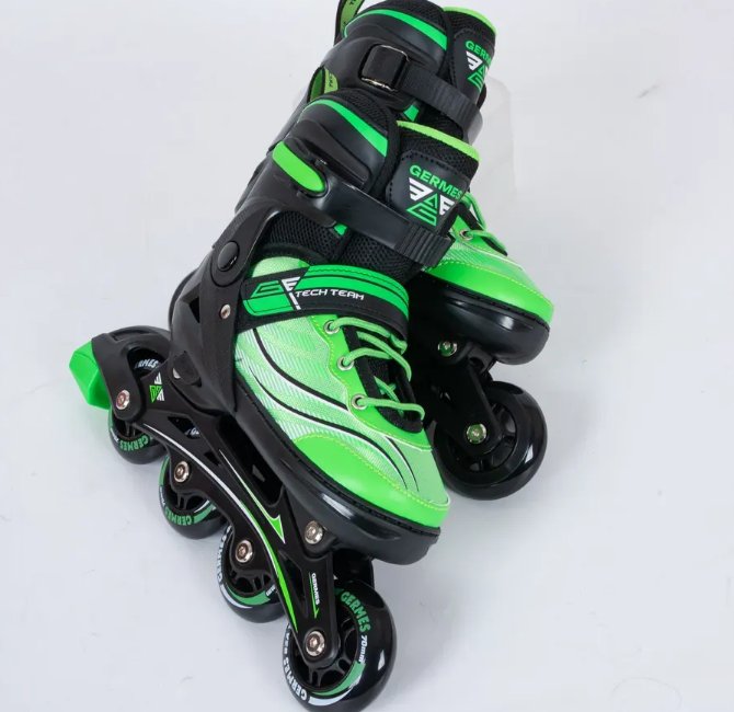 Роликовые коньки Germes ((зеленый / green) 38-41 (L) арт: NN015297)