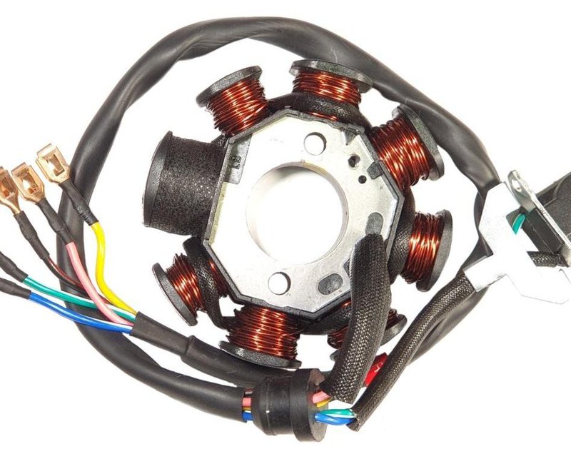 статор генератора 157FMI, 162FMJ, 165FMM (CG, CB) (8 кат.) TTR250