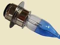 Лампа 12v35/35w галоген  P15D-25-1 синяя