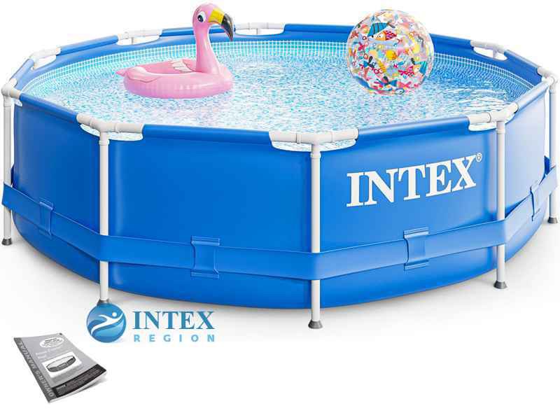 Каркасный бассейн Metal Frame 305х76см, 4485л, уп., шт, 28200, Intex, 