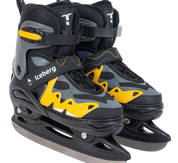 Раздвижные коньки Freese black-yellow/черно-желтый 35-38 м