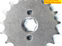 звезда ведущая 428-17T DELTA, ALPHA, TTR110, TTR125 TH=7mm