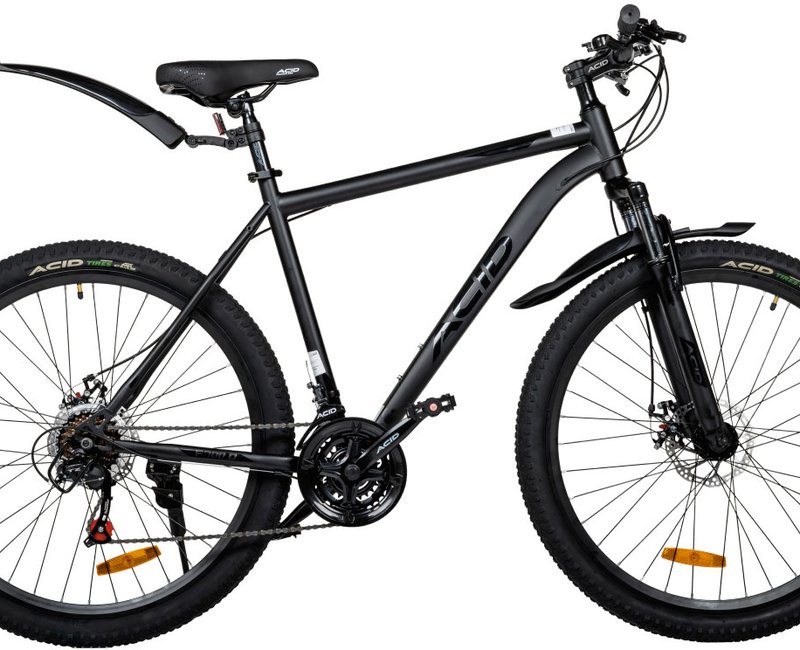 Велосипед 27,5" ACID F 700 D Black Flat/Black 2026 (19")