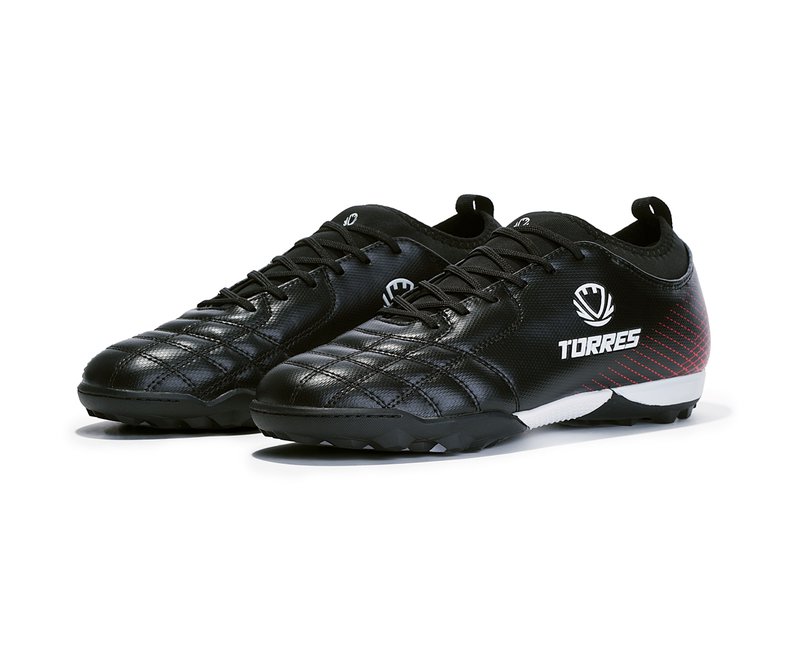 Бутсы футб.(многошиповки) подр.TORRES BOLA-J, TS2342310-124-,с носком,,чёрный